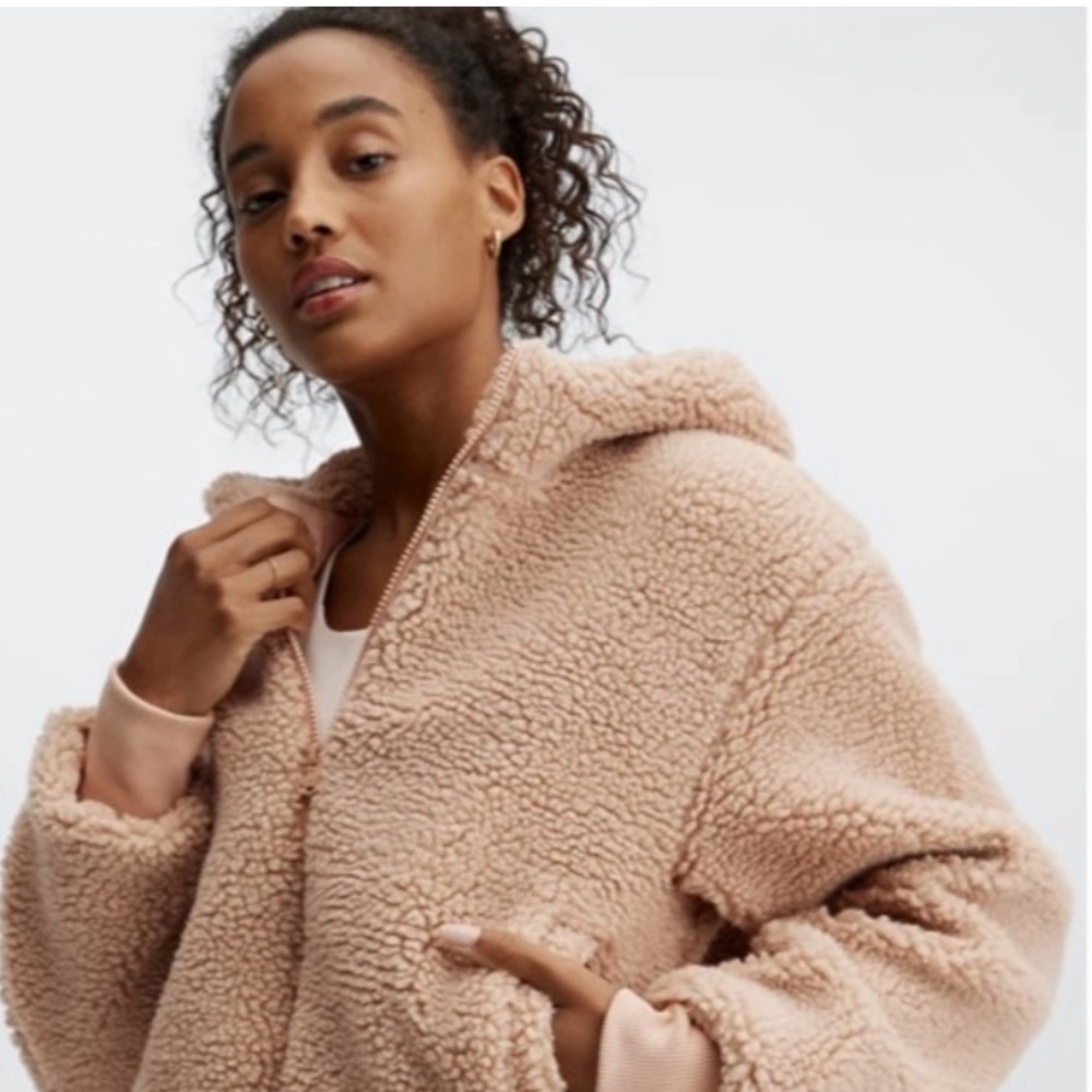 Fabletics Sherpa Teddy Jacket